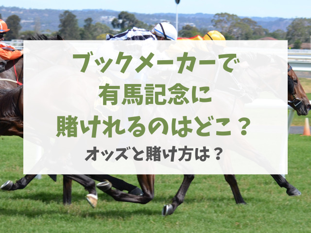 ブックメーカーで競馬有馬記念に賭けれるのはどこ？オッズと賭け方は？